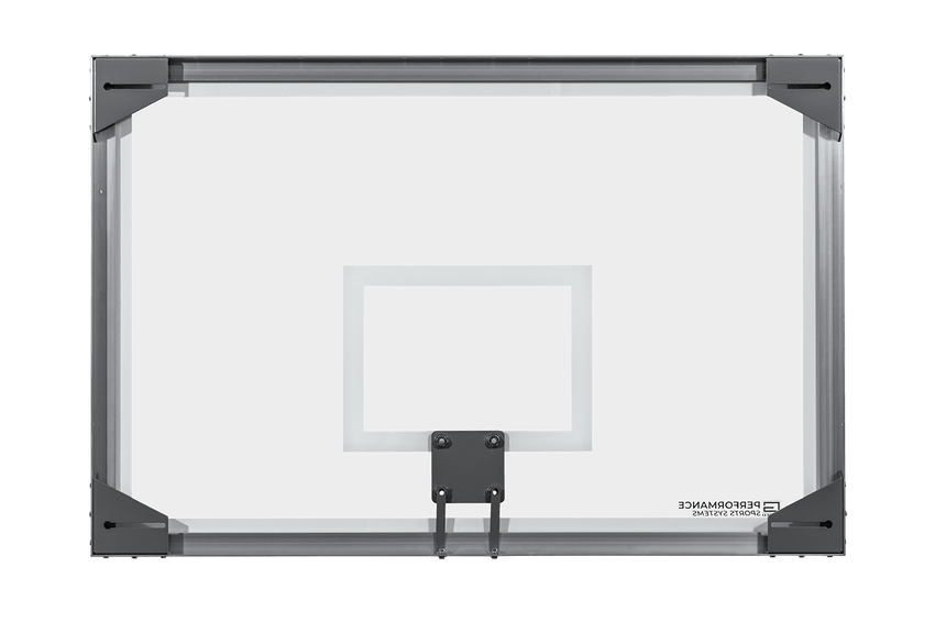 Gared Performance Sports Systems Oversized Aluminum - Framed Glass Basketball Backboard 48 x 72" for Direct Mount (GPS - AFRG48) - SchoolOutlet