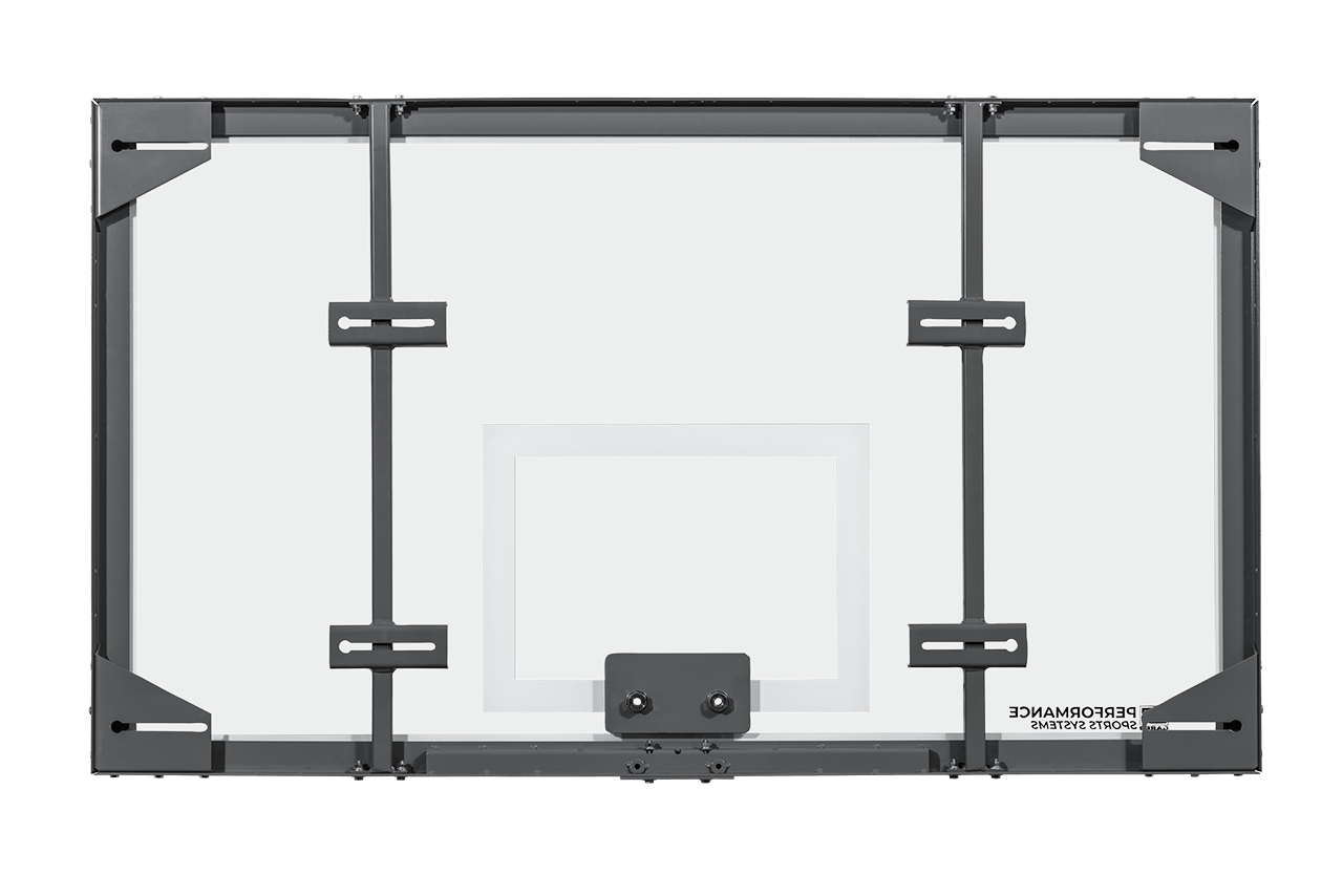 Gared Performance Sports Systems Recreational Conversion Glass Basketball Backboard 42 x 72" with Steel Frame (GPS - ARG) - SchoolOutlet