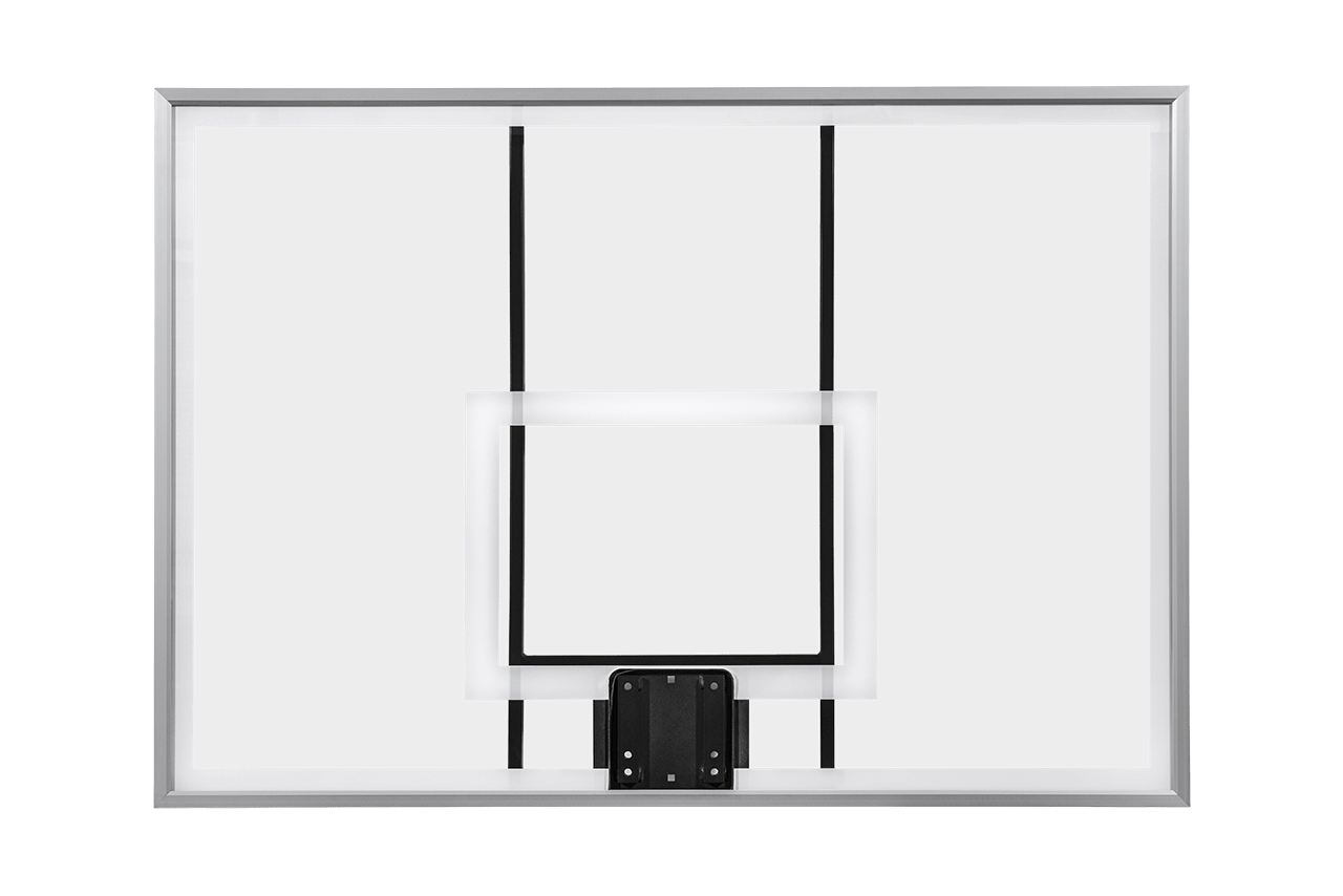 Gared Performance Sports Systems Recreational Acrylic Basketball Backboard 42 x 60" Steel Frame (GPS - BB60A38) - SchoolOutlet