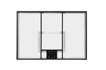 Gared Performance Sports Systems Outdoor Recreational Glass Basketball Backboard 42 x 60