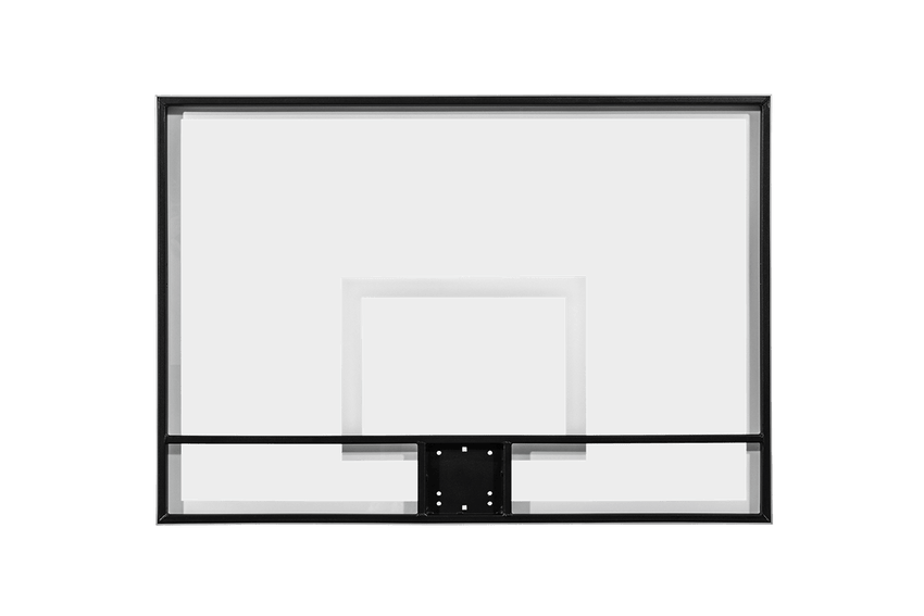 Gared Performance Sports Systems Outdoor Pro Style Glass Basketball Backboard 42 x 60" with Clearview Mount (GPS - BB60G38HH) - SchoolOutlet