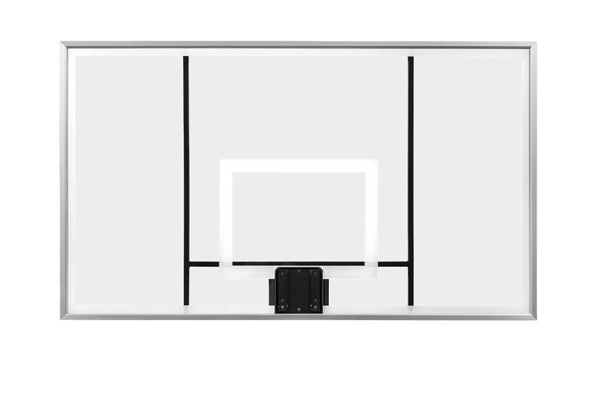 Gared Performance Sports Systems Recreational Full Size Acrylic Basketball Backboard 42 x 72" Steel Frame (GPS - BB72A38) - SchoolOutlet