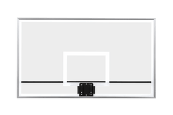 Gared Performance Sports Systems Outdoor Pro Style Full Size Glass Basketball Backboard 42" x 72" with Clearview Mount (GPS-BB72G50HH)