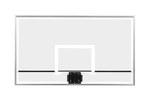 Gared Performance Sports Systems Outdoor Pro Style Full Size Glass Basketball Backboard 42 x 72