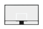 Gared Performance Sports Systems Outdoor Pro Style Full Size Glass Basketball Backboard 42 x 72