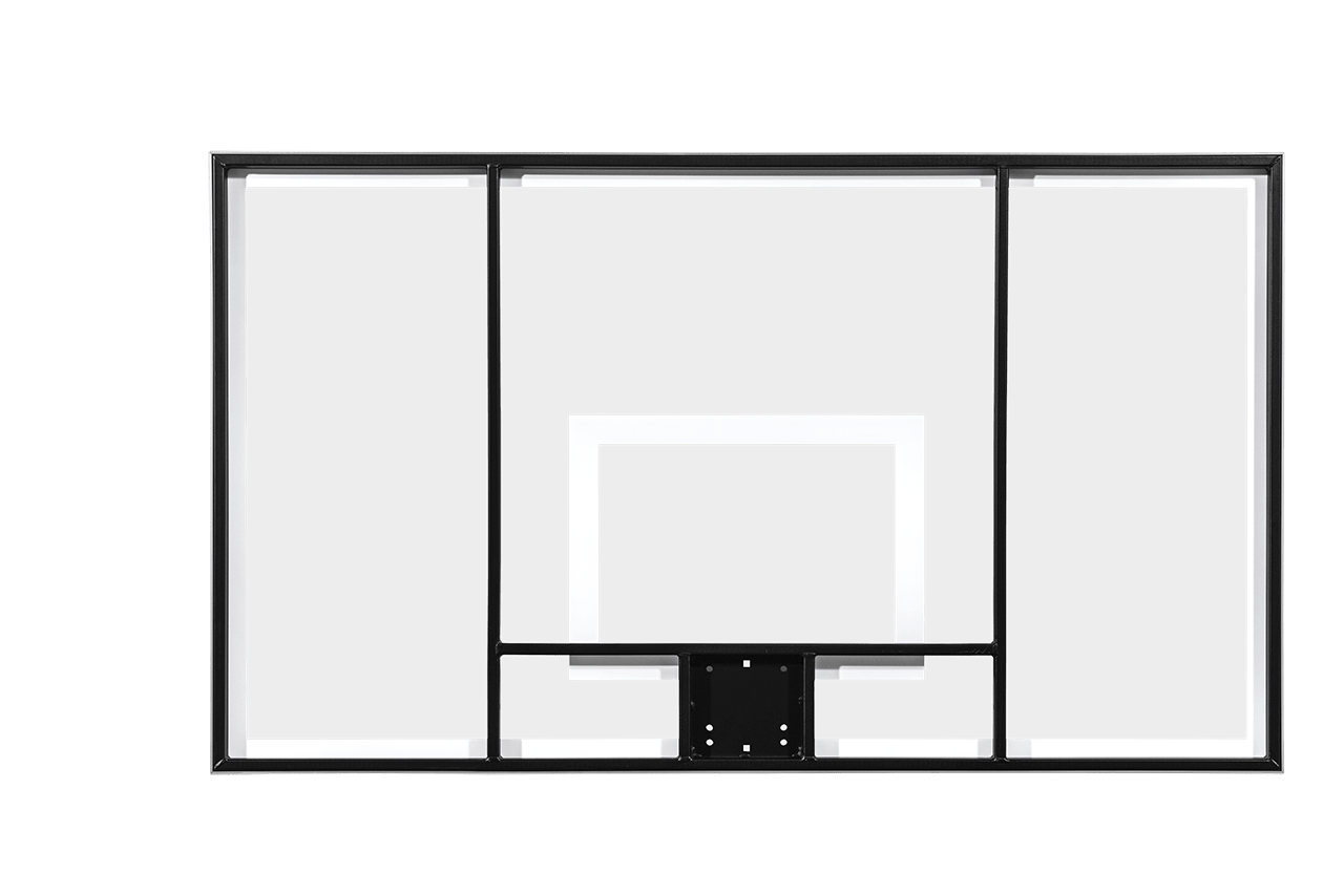 Gared Performance Sports Systems Unbreakable Polycarbonate Basketball Backboard 42 x 72" Heavy - Duty Steel Frame (GPS - BB72P50) - SchoolOutlet