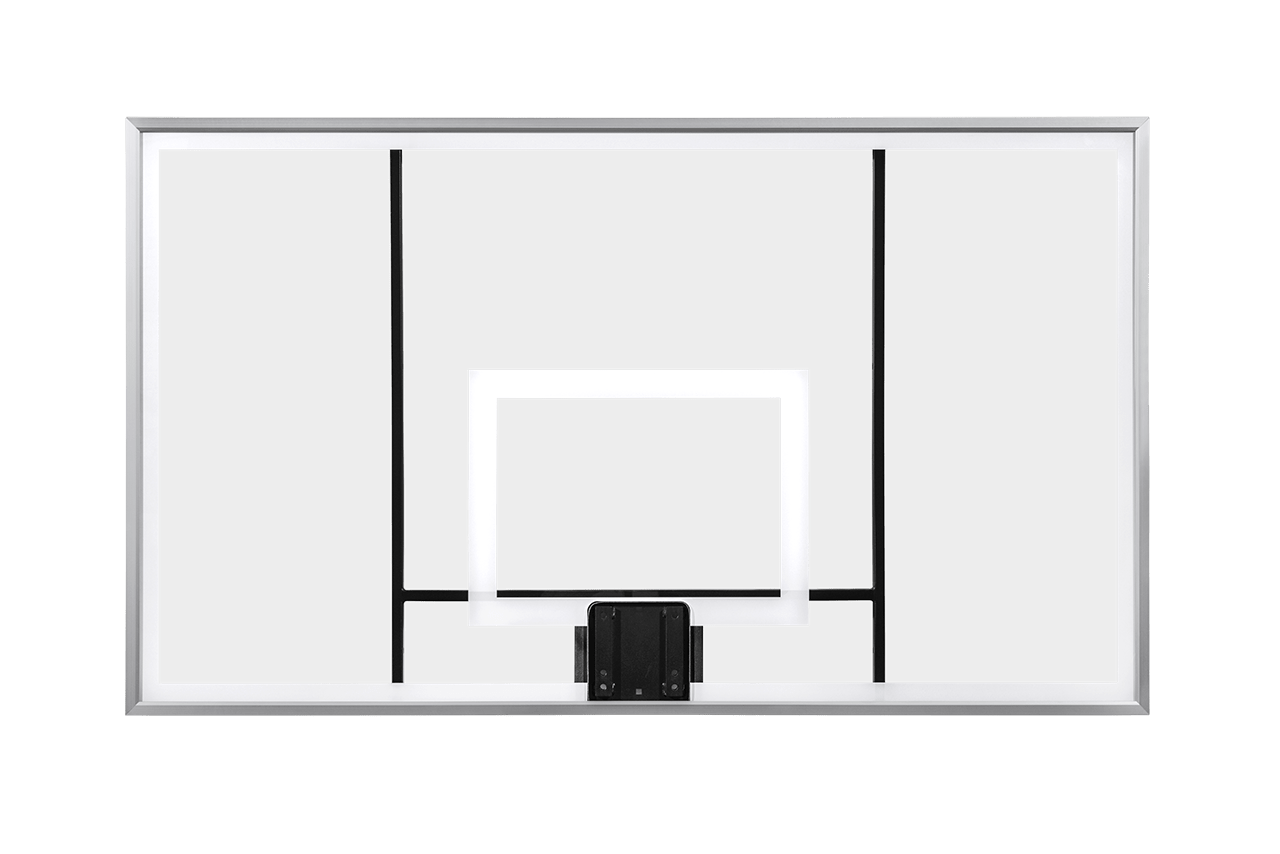 Gared Performance Sports Systems Unbreakable Polycarbonate Basketball Backboard 42 x 72" Heavy - Duty Steel Frame (GPS - BB72P50) - SchoolOutlet