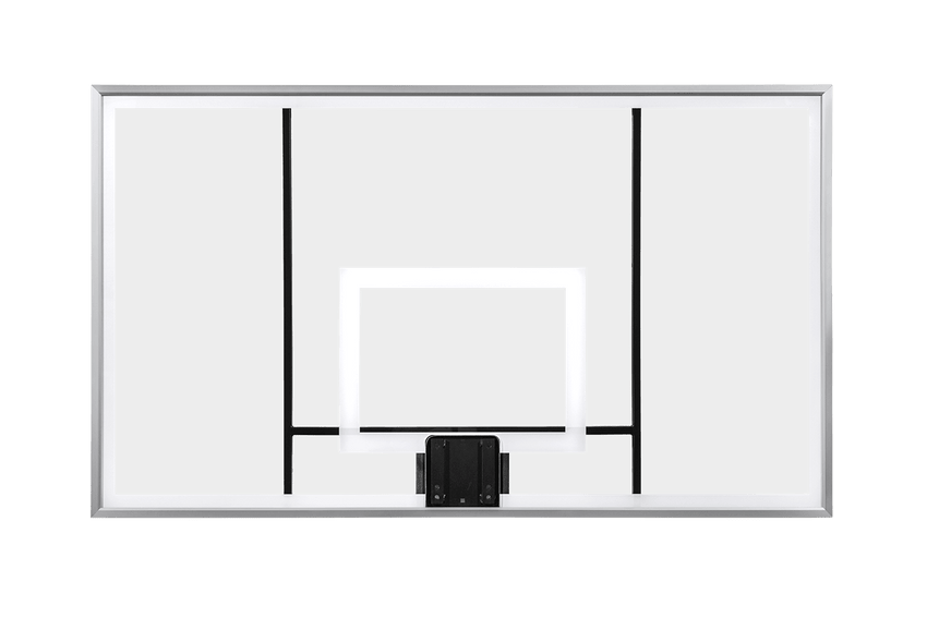 Gared Performance Sports Systems Unbreakable Polycarbonate Basketball Backboard 42 x 72" Heavy - Duty Steel Frame (GPS - BB72P50) - SchoolOutlet
