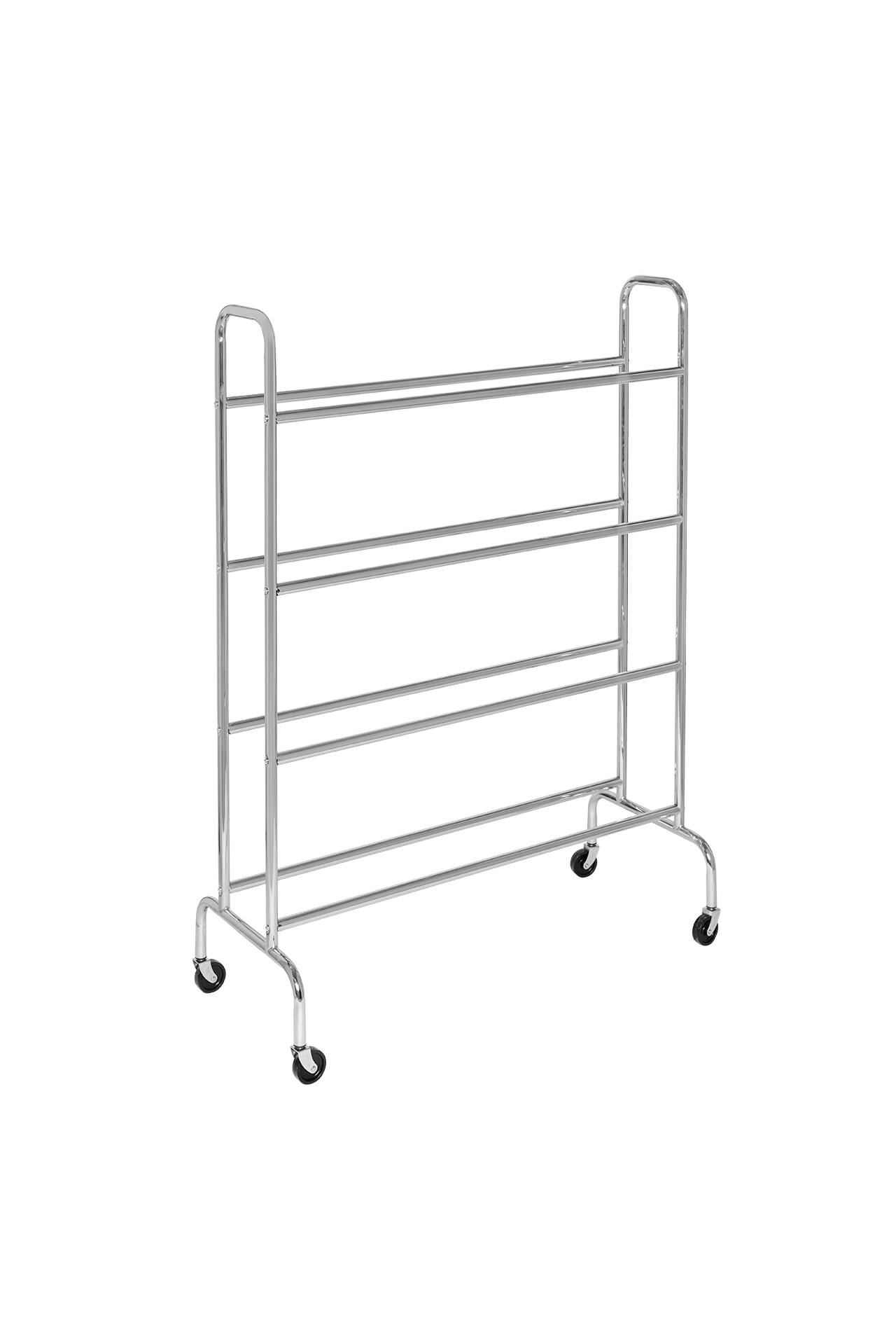 Gared Performance Sports Systems 4 - Tier Volleyball Ball Rack, 16 Ball Capacity with Rolling Casters (GPS - BR - 16) - SchoolOutlet