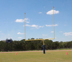 Gared College Football Goalpost, 5-9/16" O.D. Yellow Surface Mount (GPS-FGP602PY)