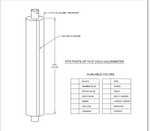 Gared Football Goalpost Pad, 6' High, 4