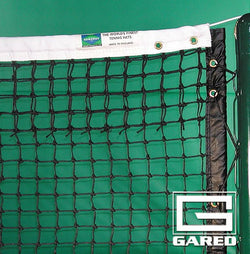 Gared Premium Double-Center Tennis Net, 42' Regulation Polyethylene Net with Vinyl Headband (GPS-GSTNET30LSDC)