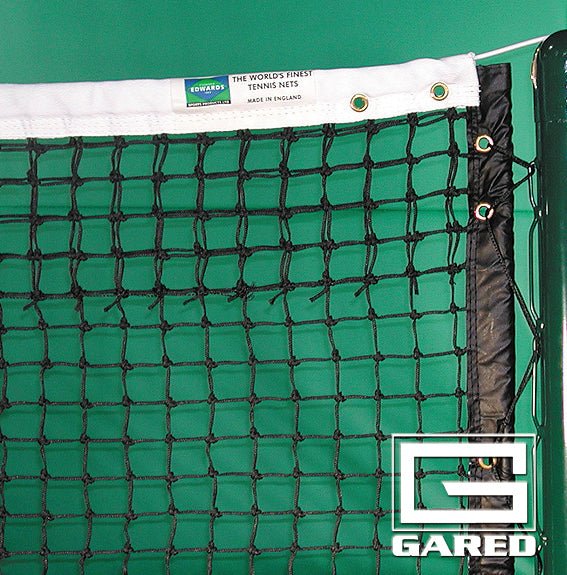Gared Premium Double - Center Tennis Net, 42' Regulation Polyethylene Net with Vinyl Headband (GPS - GSTNET30LSDC) - SchoolOutlet