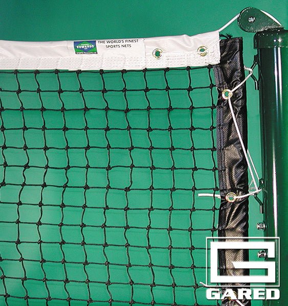 Gared Single - Center Tennis Net, 42' Regulation Polyethylene Net with Vinyl Headband (GPS - GSTNETAUS) - SchoolOutlet