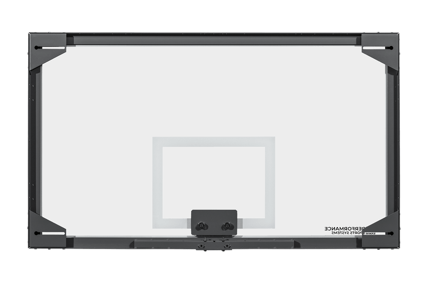 Gared Performance Sports Systems Professional Main Court Competition Glass Basketball Backboard 42 x 72" with Steel Frame (GPS - LXP4200) - SchoolOutlet