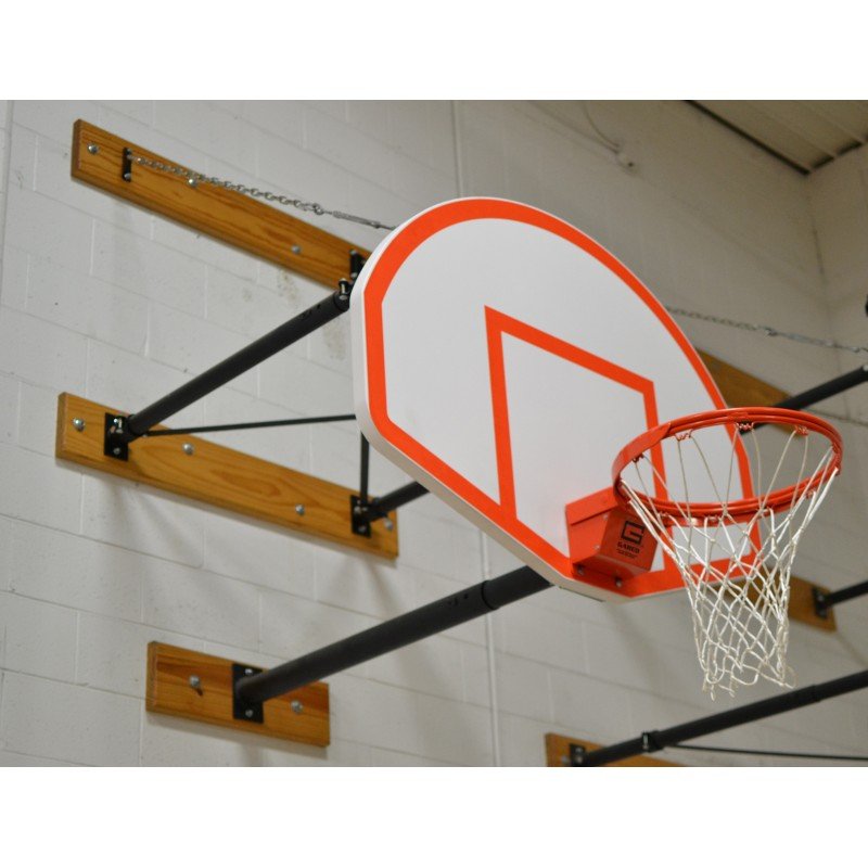 Gared Performance Sports Systems Three - Point Wall Mount Package with 9' - 12' Extension (GPS - P2350 - 9120ST) - SchoolOutlet