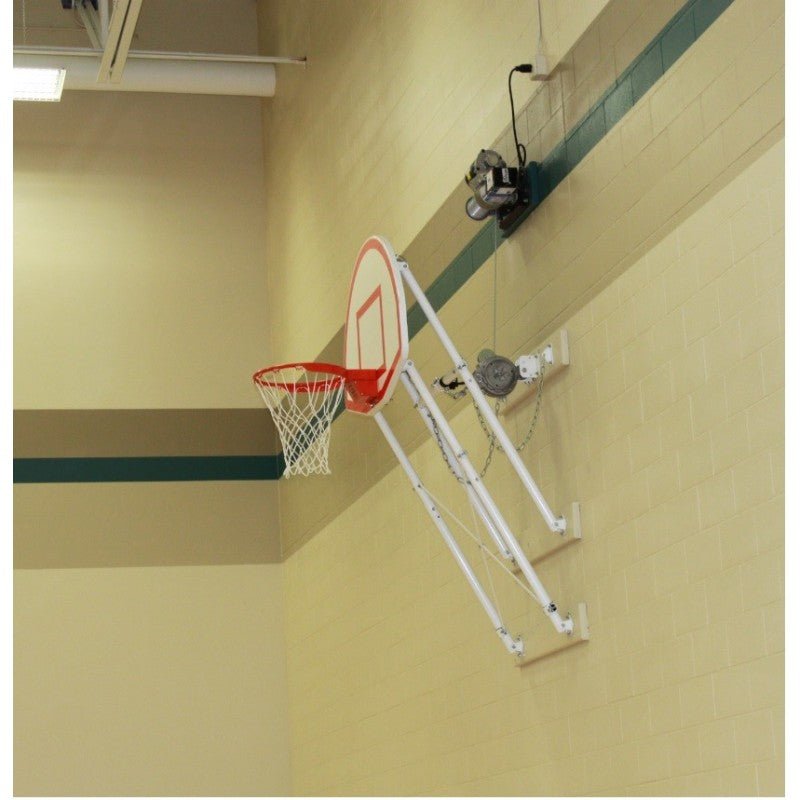 Gared Performance Sports Systems Corner Mount Fold - Up Wall Mount Package with 4' - 6' Extension (GPS - P2400 - 4060ST) - SchoolOutlet
