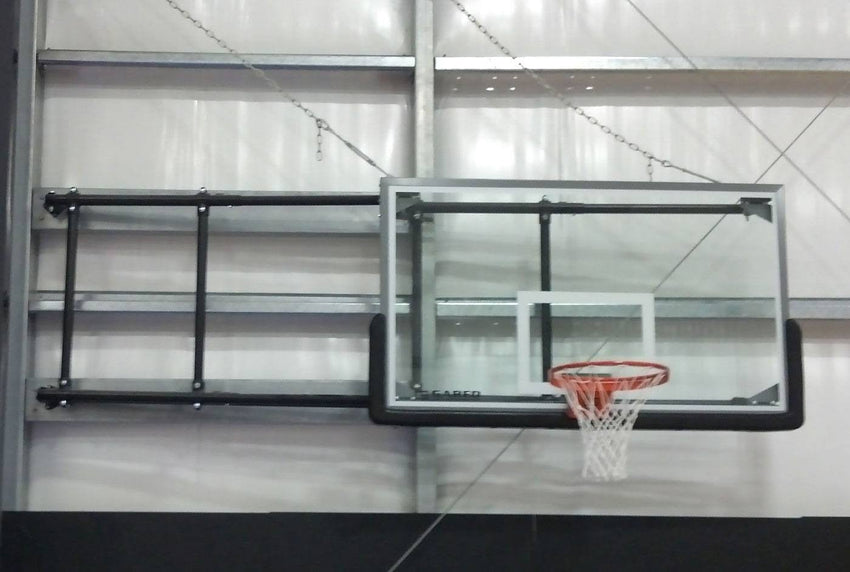 Gared Performance Sports Systems Side-Fold Wall Mount Package 4'-6' Extension, AFRG42, 2000+, PMCE (GPS-P2500-4064GL-XX)) - SchoolOutlet