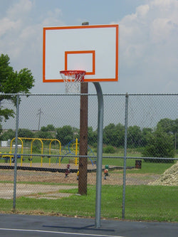 Gared Performance Sports Systems Heavy Duty Gooseneck Basketball System 5-9/16" O.D. with Steel Backboard and Titan Double Rim (GPS-PK6015)
