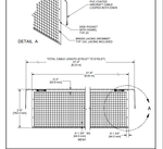 Gared Competition Pickleball Net, 21' 9