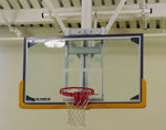 Gared Performance Sports Systems Collegiate Gymnasium Basketball Backboard Package with Glass Board, Breakaway Rim, and Padding (GPS - PKLXP20PM) - SchoolOutlet