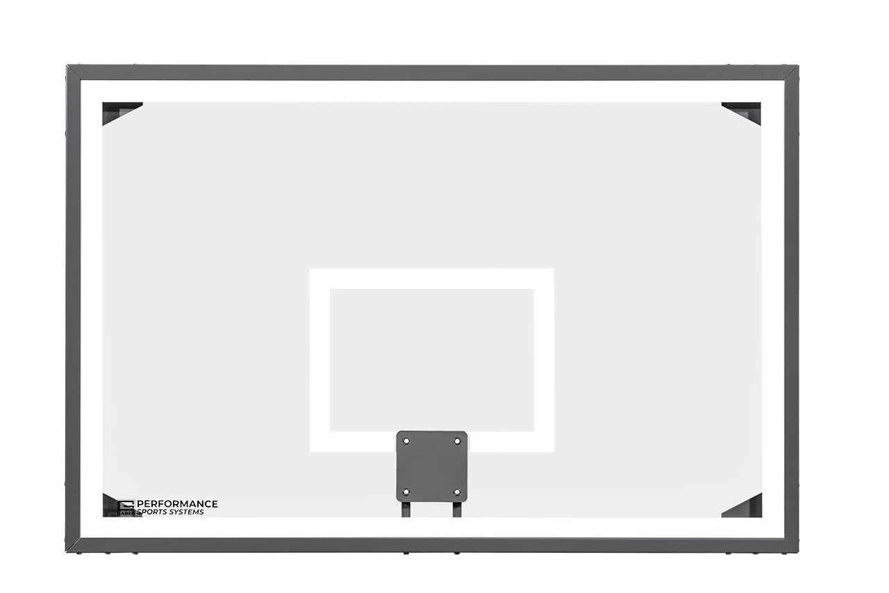 Gared Performance Sports Systems Oversized Steel - Framed Glass Basketball Backboard 48 x 72" for Direct Mount Applications (GPS - RG) - SchoolOutlet