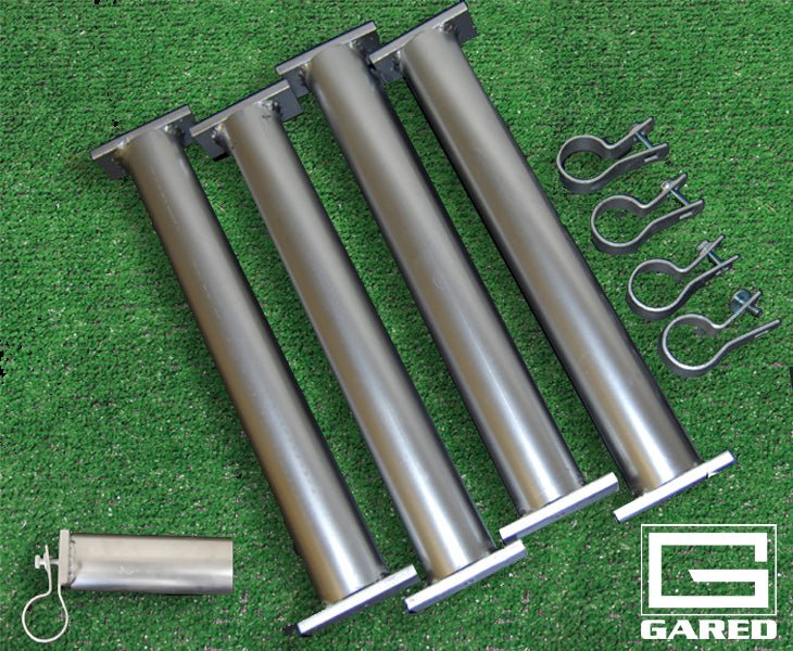 Gared Underground Soccer Goal Anchors, 18" Galvanized Steel Set of 4 (GPS - SGUA) - SchoolOutlet
