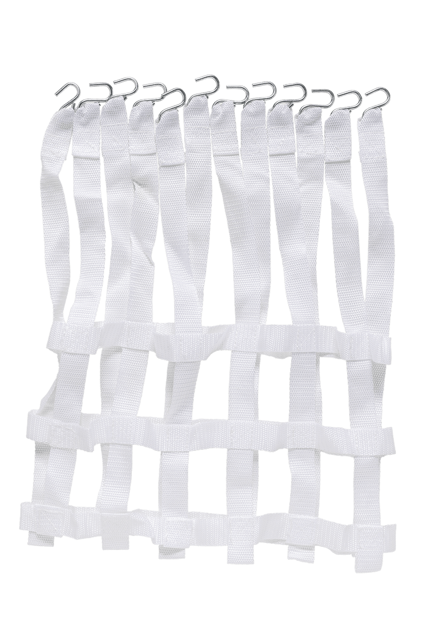 Gared Performance Sports Systems Thick Strap Nylon Web Basketball Net with Heavy - Duty Hooks (GPS - WN) - SchoolOutlet