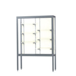 Ghent Challenger Display Case, Open Base, Aluminum Frame, 66