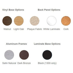 Ghent Challenger Display Case, Open Base, Aluminum Frame, 66"H x 72"W x 16"D (GHE-11406-XX)