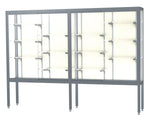 Ghent Challenger Display Case, Open Base, Aluminum Frame, 66