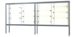 Ghent Challenger Display Case, Open Base, Aluminum Frame, 66