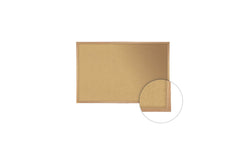 Ghent Natural Cork Bulletin Board, Oak Wood Frame, 2'H x 3'W (GHE-1423-1)