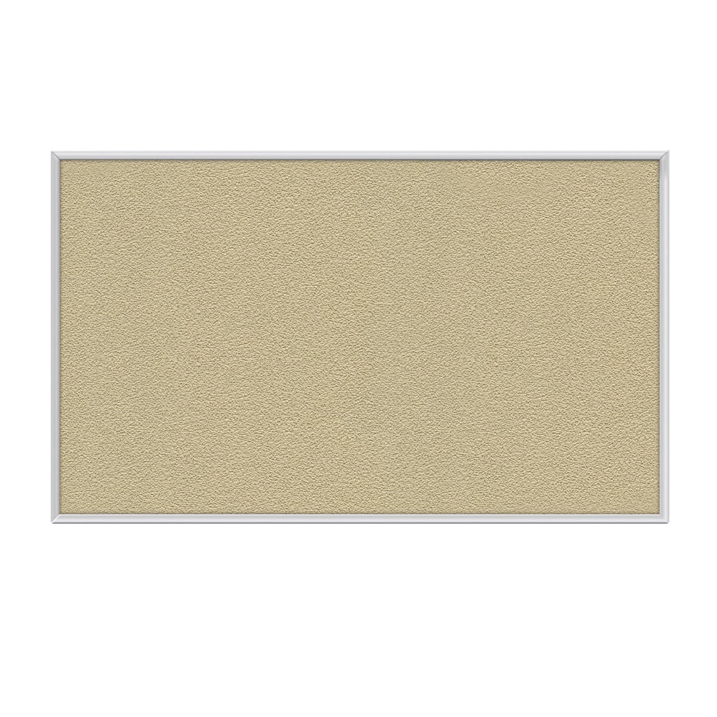 Ghent Vinyl Bulletin Board, Satin Aluminum Frame, 18"H x 24"W (GHE - 1618 - XXX) - SchoolOutlet