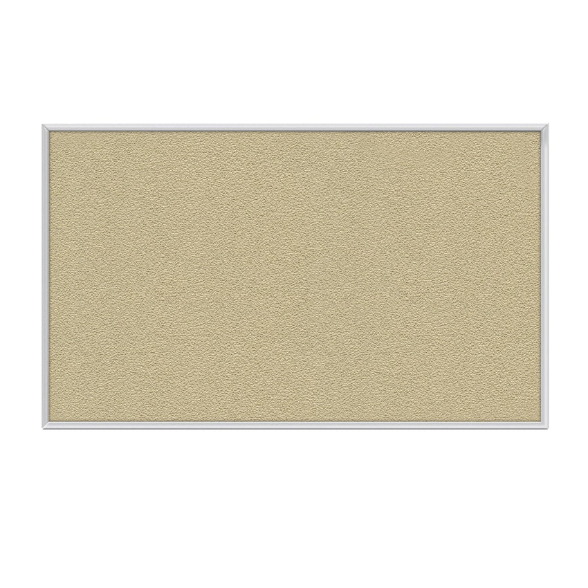 Ghent Vinyl Bulletin Board, Satin Aluminum Frame, 18"H x 24"W (GHE - 1618 - XXX) - SchoolOutlet