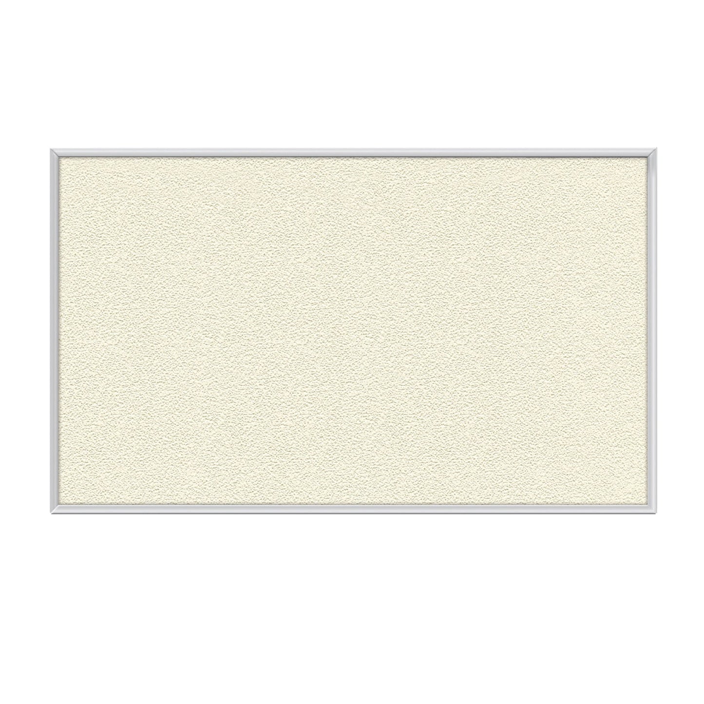 Ghent Vinyl Bulletin Board, Satin Aluminum Frame, 18"H x 24"W (GHE - 1618 - XXX) - SchoolOutlet