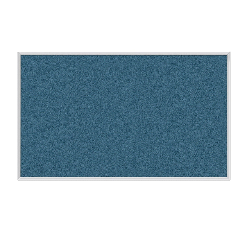Ghent Vinyl Bulletin Board, Satin Aluminum Frame, 18"H x 24"W (GHE - 1618 - XXX) - SchoolOutlet