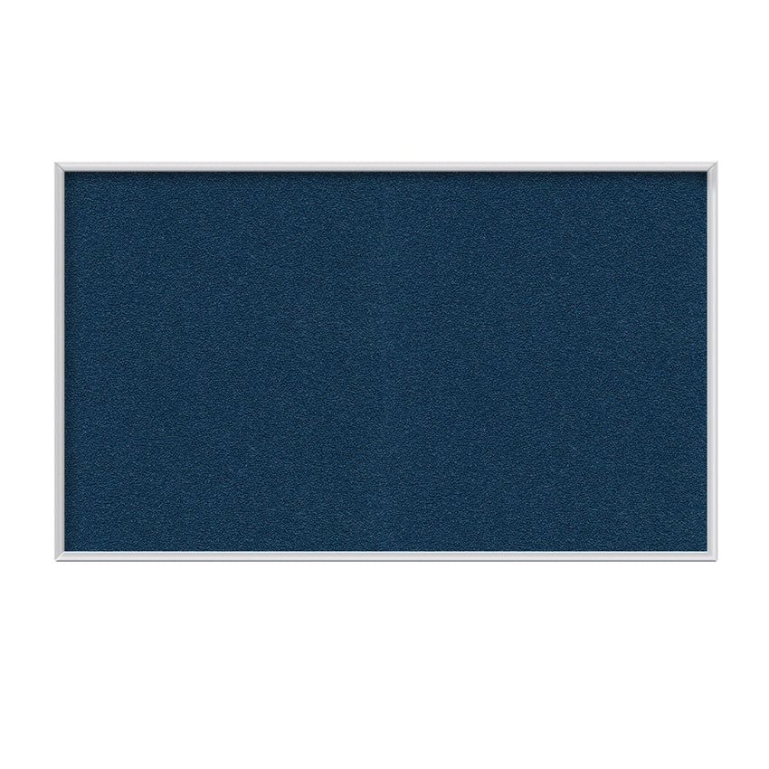 Ghent Vinyl Bulletin Board, Satin Aluminum Frame, 18"H x 24"W (GHE - 1618 - XXX) - SchoolOutlet