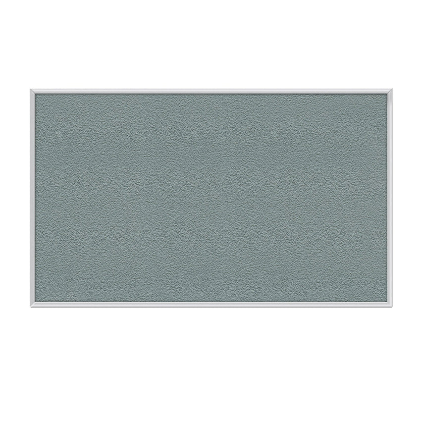 Ghent Vinyl Bulletin Board, Satin Aluminum Frame, 18"H x 24"W (GHE - 1618 - XXX) - SchoolOutlet