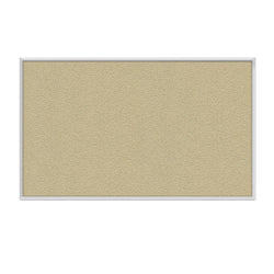 Ghent Vinyl Bulletin Board, Satin Aluminum Frame, 3'H x 4'W (GHE-1634-XXX)