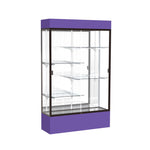 Ghent Spirit Floor Display Case Lighted, Aluminum Frame, 80