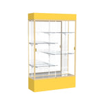 Ghent Spirit Floor Display Case Lighted, Aluminum Frame, 80