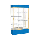 Ghent Spirit Floor Display Case Lighted, Aluminum Frame, 80