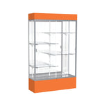 Ghent Spirit Floor Display Case Lighted, Aluminum Frame, 80