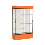 Ghent Spirit Floor Display Case Lighted, Aluminum Frame, 80