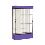 Ghent Spirit Floor Display Case Lighted, Aluminum Frame, 80