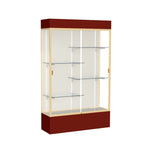 Ghent Spirit Floor Display Case Lighted, Aluminum Frame, 80