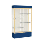 Ghent Spirit Floor Display Case Lighted, Aluminum Frame, 80