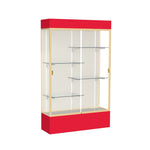 Ghent Spirit Floor Display Case Lighted, Aluminum Frame, 80