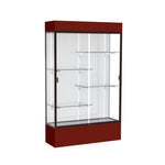 Ghent Spirit Floor Display Case Lighted, Aluminum Frame, 80